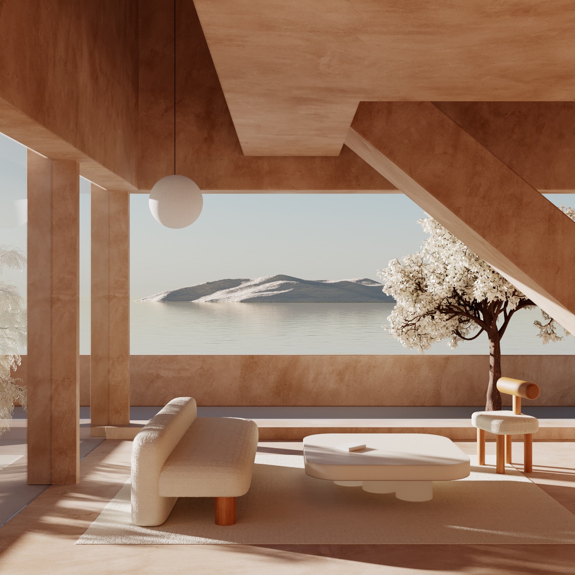 From Retro To Contemporary, The Stunning Interior Spaces Of CGI Artist Benjamin Guedj