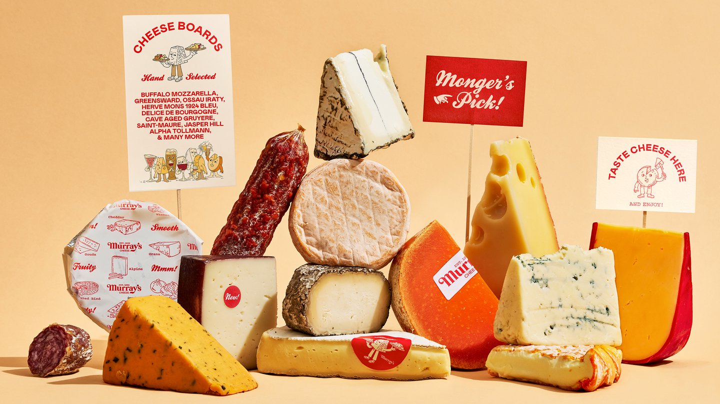 Rebrand of Murray’s Cheese ages New York cheese seller for the better