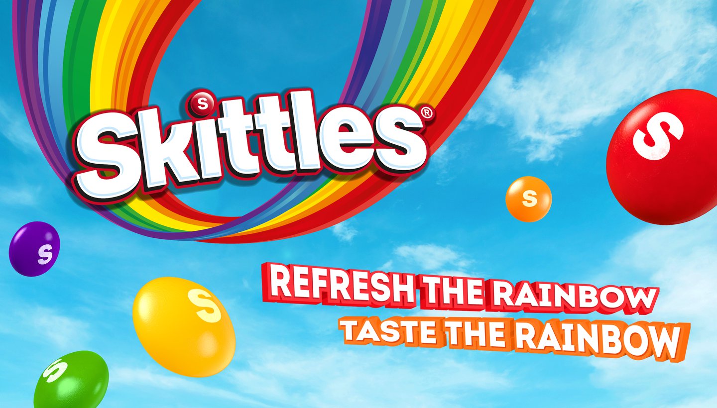 The Skittles brand refresh is a “nonsensical” nod to the sweet’s nostalgic and absurdist qualities